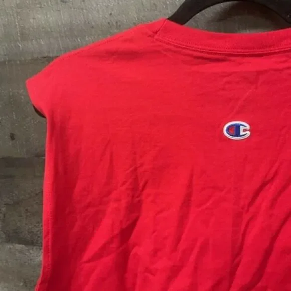 Champion mens red muscle shirt tank top size L large NEW NWT - Picture 4 of 10